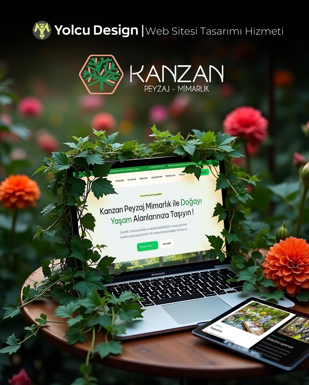 konya kanzan peyzaj web tasarım hizmeti