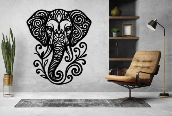 Elephant Wall Art - Görsel 2